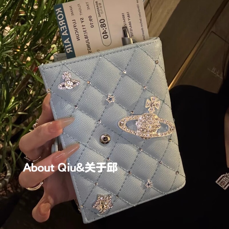 Sparkling Diamond Saturn Diamond Pattern Passport Holder Protective Cover Storage Bag Card Holder Document Integrated Wallet Travel Ticket Holder Sparkling Diamond Saturn Diamond Pattern Passport Holder Protective Cover Storage Bag Card Holder Document Integrated Wallet Travel Ticket Holder