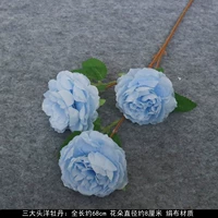 Шоколад 3 большой пион -синий