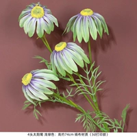 На солнечной энергии, абрикосовый, зеленый