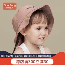 Baby hat Spring and Autumn Korean version of Super Cute female baby Princess foreign air basin hat baby sun hat children fisherman hat