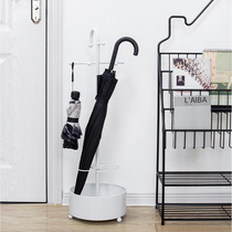 Hotel lobby commercial umbrella rack Umbrella bucket Nordic simple umbrella shelf Hanging storage umbrella shelf at the entrance