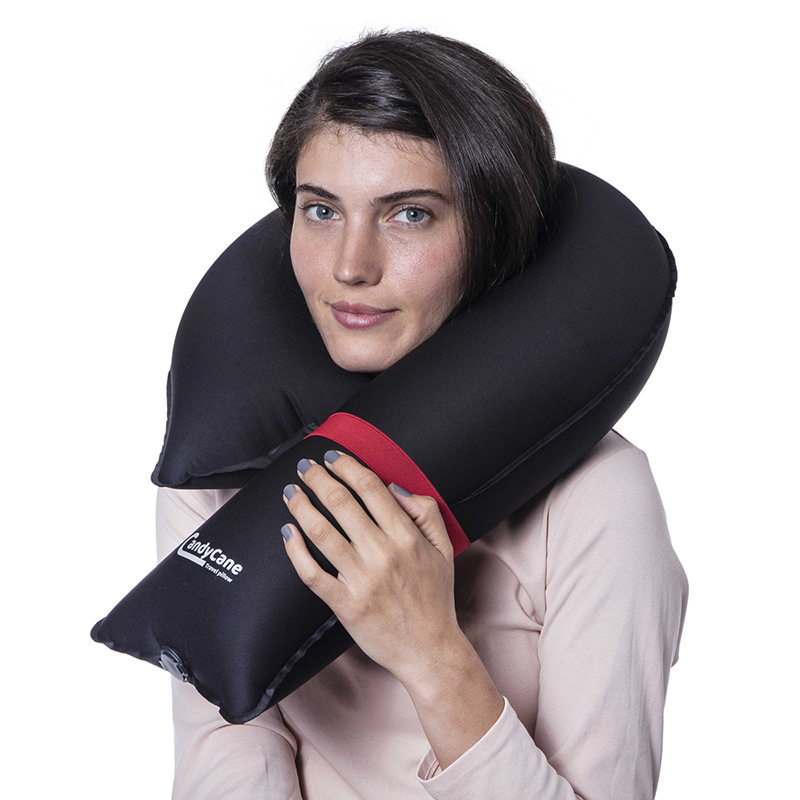 CandyCane Travel Pillow Car with pillow pillow - Neck pillow - Inflatable U - type pillow - Car office nap pillow