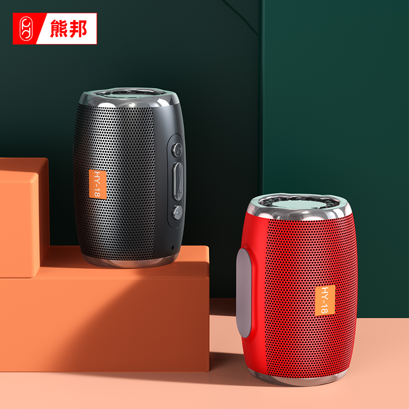 Bear Bang Wireless Bluetooth Sound Big Volume Home Mini Portable Small Outdoor Overweight Low Sound Gun Speaker On-board Small Steel Gun 3d Surround Sound Desktop Double Horn Flaring Up