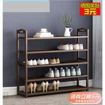 Shoe cabinet Domestic door door outdoor small size net red shoe rack entrance door 2021 New Nangbamboo shoe rack subs
