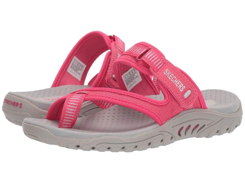Skechers / SKECHERS dép thể thao nữ đi biển clip chân thoáng khí Hoa Kỳ thư trực tiếp 9190091 - Dép thể thao dép hoàng phúc