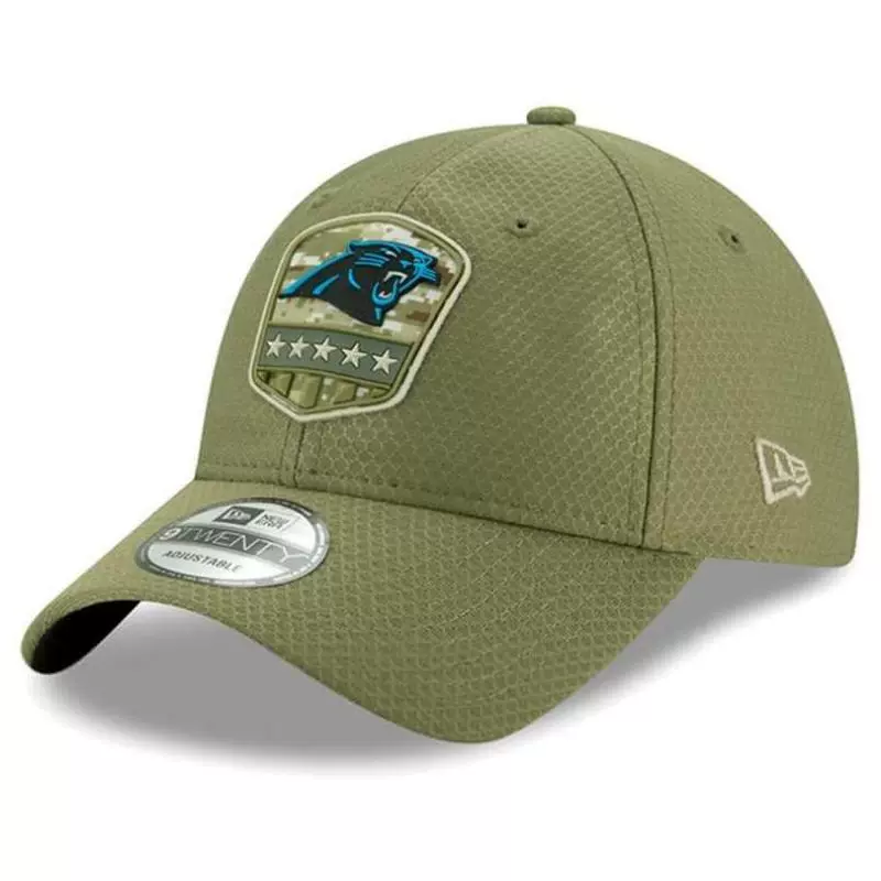 NFL dành cho nam giới thể thao Mũ bóng bầu dục Carolina Panthers Một kích thước có thể điều chỉnh Thư trực tiếp của Mỹ N0530F - Mũ thể thao