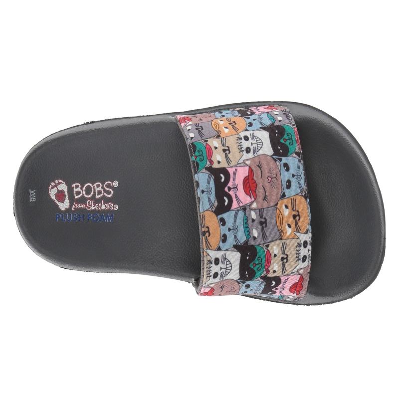 Skechers / SKECHERS dép thể thao nữ với một con mèo hoạt hình ánh sáng bãi biển 9040197 - Dép thể thao giày dép bitis
