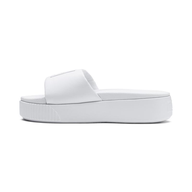 Puma / Ma giày thể thao nữ đế bệt màu nền thoải mái mở nhẹ ngón chân Mỹ thư trực tiếp 366121 - Dép thể thao dép nam cao cấp
