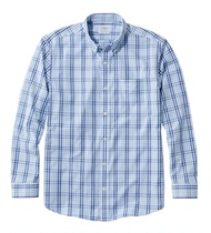 LL Bean Penn Mens outdoor shirt with long sleeves buckle collar tip breathable grid USA Direct mail TA294423