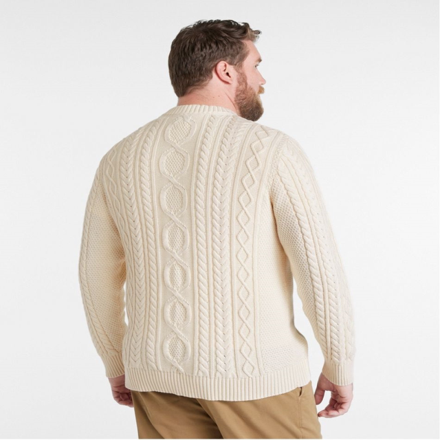 L.L.Bean/Bean ເສື້ອຍືດຜູ້ຊາຍຖັກແສ່ວ Pullover ອ່ອນແລະອົບອຸ່ນປະຈໍາວັນ Spring ຂອງແທ້ TA514892