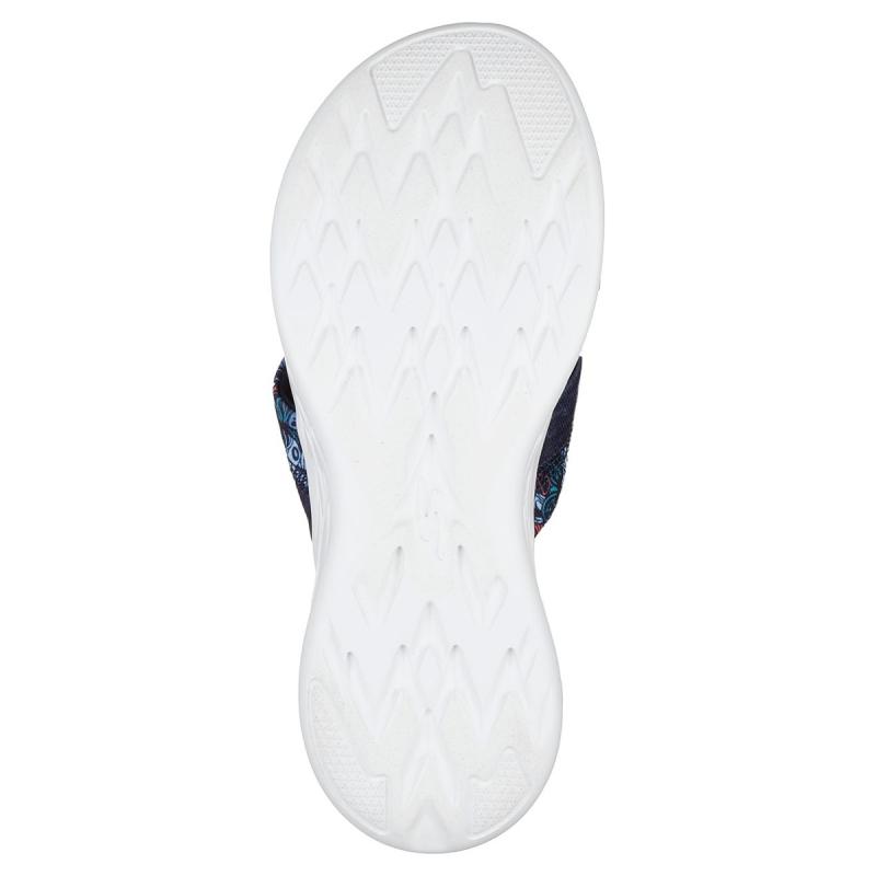 Skechers / SKECHERS Dép thể thao nữ đeo chéo trên GO 600 In mùa hè 2043350 - Dép thể thao dép quai hậu