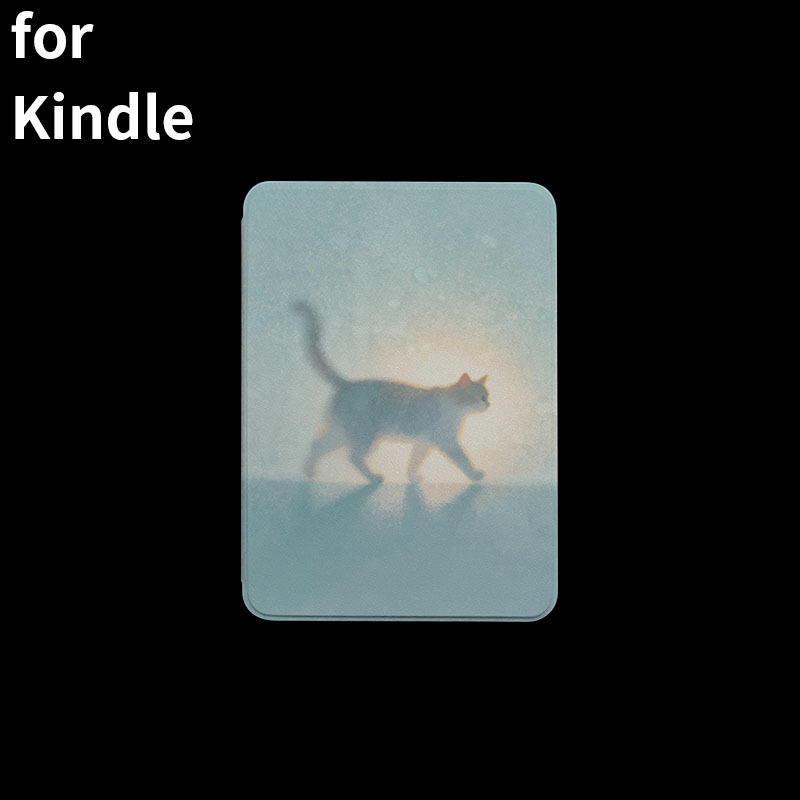 Backlit Cat-Themed Kindle Case for Paperwhite 6, Kpw6 Youth Edition 3/4/5, 7Th Generation, 7inch E-Book, 2024 Migu Version, 11Th Generation Handheld Case