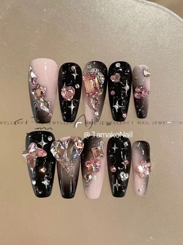Zi Ji | Millennium hot girl Y2K Sweet Cool Cutting Handmade Manual Nail Net Red Explosion Senior Lazy Person Wear Armor