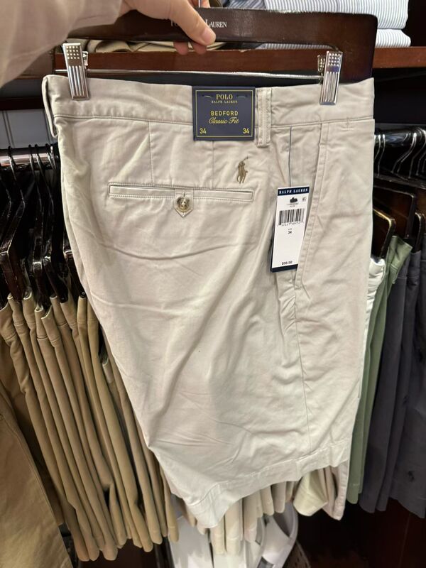 Direct Shipping from the Usa Ralph Lauren Men's Classic 9inch Casual Pants Shorts Direct Shipping from the Usa Ralph Lauren Men's Classic 9inch Casual Pants Shorts