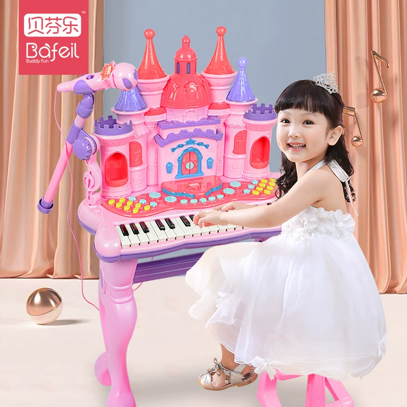 Beffinger trẻ em mới bắt đầu chơi piano điện tử 3-6-9 với micro đa năng - Đồ chơi âm nhạc / nhạc cụ Chirldren