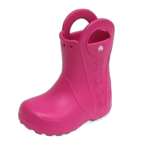 Korean direct mail Crocs more ice sports children rain boots teenagers children high boots pink