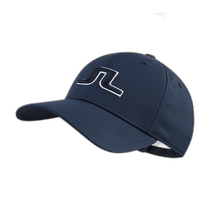 Korean direct mail Jlindeberg golf cap half club golf cap navy blue GMAC0
