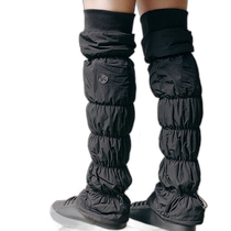 (Direct mail from Korea) BERMUDA GRASS knee-length padded leg warmers