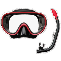 South Korean Direct Posttusa male and female universal footed webbed snorkeling mask GRP breathing tube