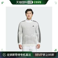 Korea Direct Mail [Adidas Golf] Men's Jacquard Long Sleeve Sweater Grey HY0967