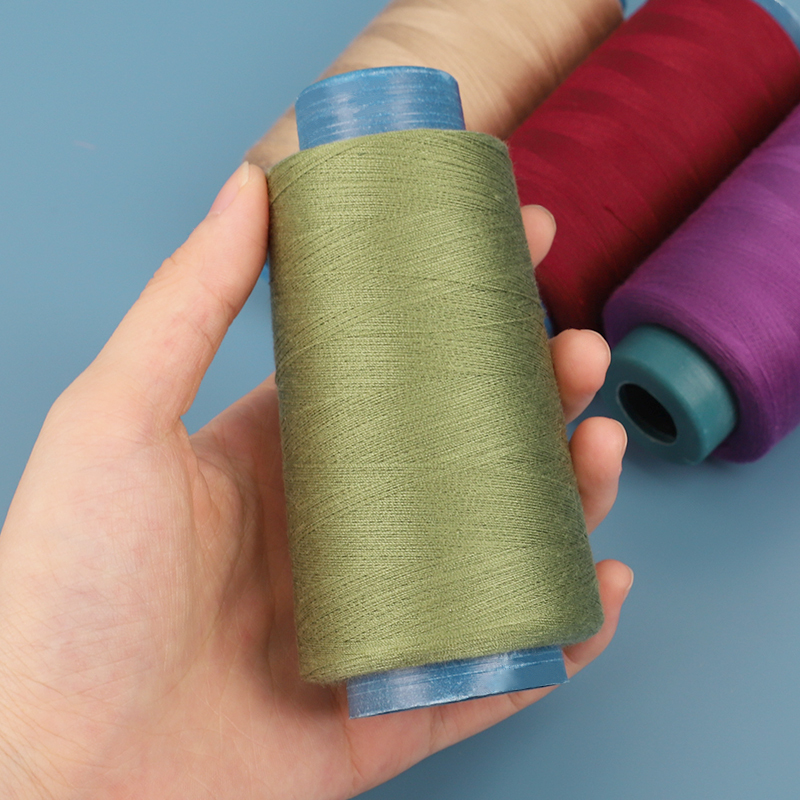 402 Household Colored Sewing Thread, Hand Sewing Machine Thread, Hand Sewing Cone Thread, Sewing Thread for High-Speed Flatbed Sewing Machines, Polyester Thread