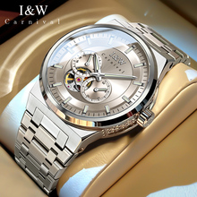 Aiwochi IW Men's Watch Men's Fully Automatic Mechanical Watch Genuine Hollow out Multifunctional Brand Watch Top Ten