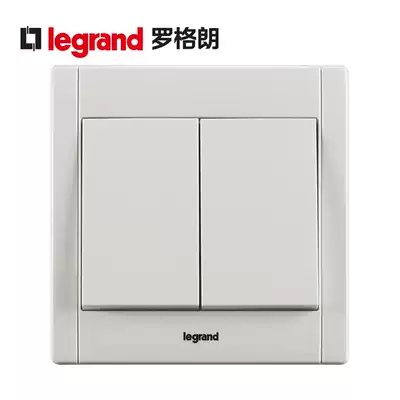 TCL Rograng Mei Han household double cut 2 open two position double switch two open double cut switch panel stairs 86 type