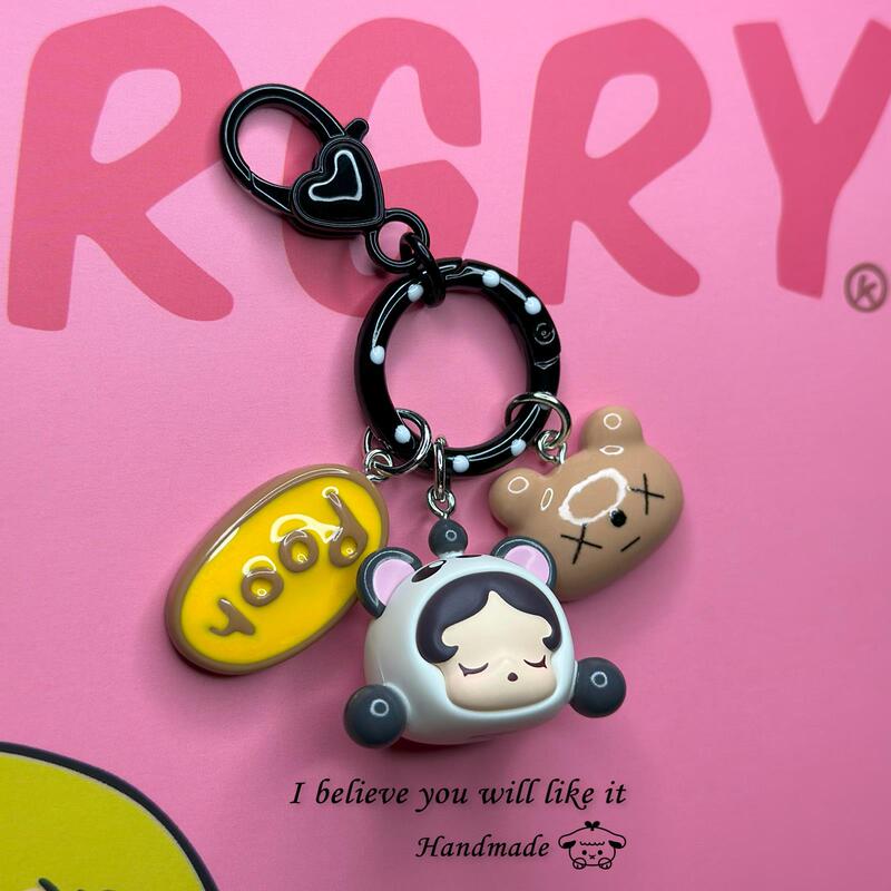 Popmart Bubble Mart Authentic Cute Keychain, Adorable Backpack Pendant, Cute Car Keychain