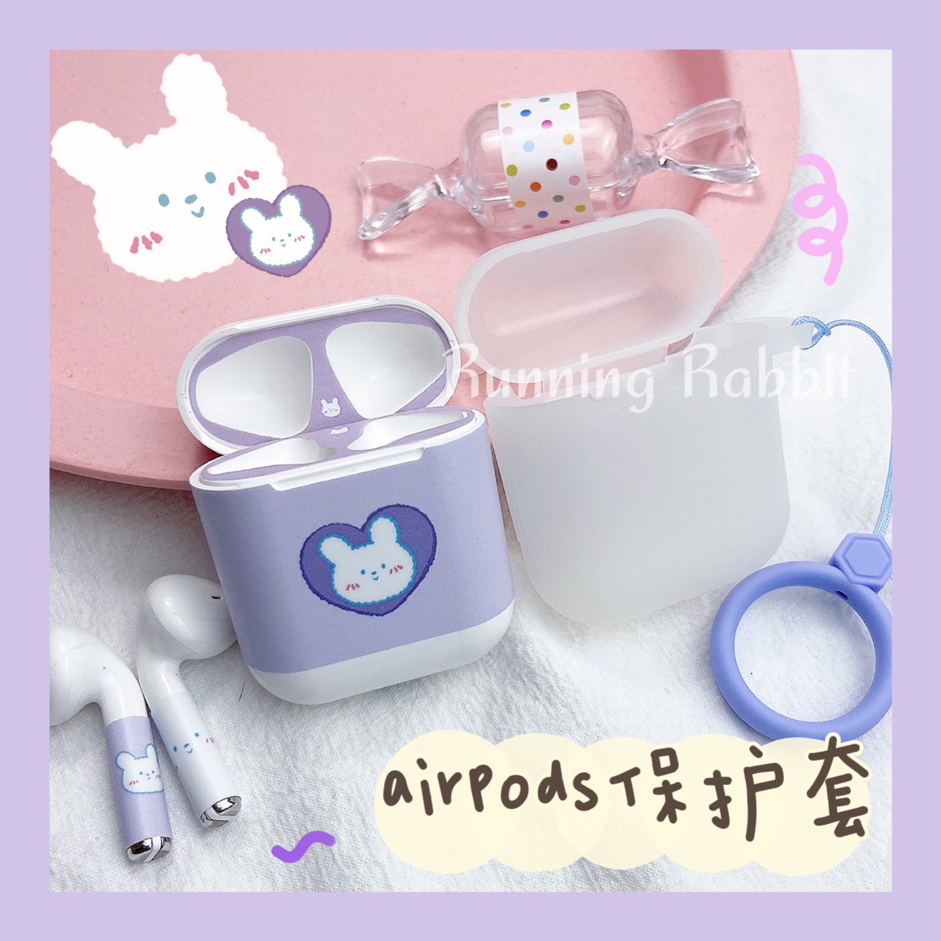 airpods2 sticker protective cover dust-proof sticker all-in-one suitable for Apple's first-generation wireless bluetooth headset second-generation film
