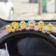 Cute Little Yellow Duck Car Dashboard Display Screen Car Interior Decoration Happy and Healing Small Ornament