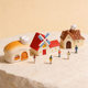 Miniature cartoon small house house villa decorations Moss micro landscape bonsai desktop DIY landscaping decoration accessories
