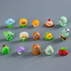 Creative Miniature Plants Vs. Zombies Cute Figurines, Healing Scene Workstation Computer Decoration Accessories