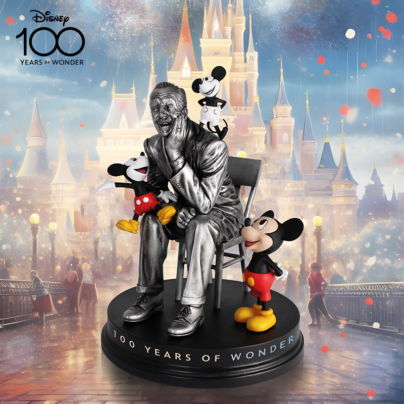 Enesco Disney Official Walt and Mickey 100 Figurine Collection Mickey Figure Trendy Toy Birthday Gift