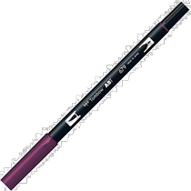 (Direct mail from Japan) TOMBOW dragonfly marker pencil double-ended brush AB-T dark purple 6-pack