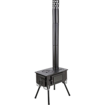 (Direct mail from Japan) Captain Stag BBQ stove corner type UG-75 black 600×510×10