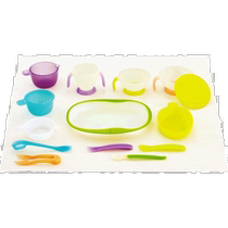 (Direct mail from Japan) combi childrens tableware infant and toddler dining and learning tableware set is easy to carry
