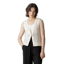 Japan direct mail allureville ladies appointment sequined knitted vest 20242016290
