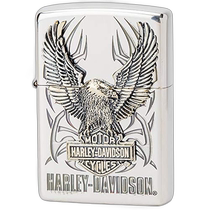 (Direct Mail from Japan) Zippo Lighter Eagle Engraving Japan Limited Silver HDP-07