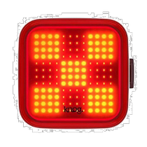 (日本直邮)Knog自行车尾灯黑色100亮度USB充电方格LED灯替换