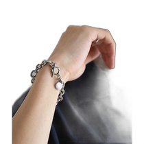 Japanese direct mail LION HEART medical stainless steel chain bracelet for men and women ot757