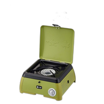 Japan direct mail LOGOS × Sengoku Alajin portable gas cassette stove 1 burner 81060040 together