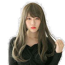 (Direct mail from Japan) Clearstone WIGGY RICH side-swept bangs long straight wig gray green