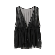 Japan direct mail JEANASIS womens push-up mesh vest 140855