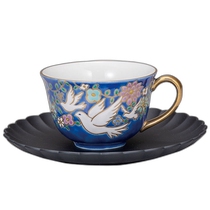 Japan Direct Mail Kutani Ware Universal Coffee Cup Ceramic Cup