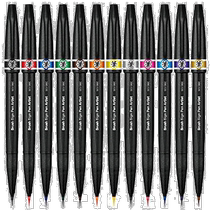 (Direct mail from Japan) Pentel pen fluorescent signature pen 12-color set AMZ-SESF30C
