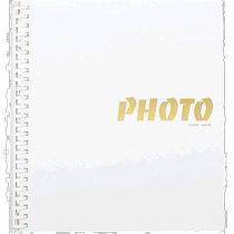 (JAPAN DIRECT MAIL) KOKUYO REPUTATION ALBUM 22 WHITE -24W LARGE CAPACITY HIGH-DEFINITION WATERPROOF PHOTO BOOK