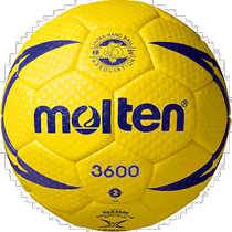 日本直邮Molten Handball Nueva X3600 2号室外场地认证球 H2X360