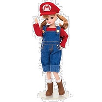 (Direct mail from Japan) Domei Doll Dress Up Lika Doll LD-33 Love Level Mario 3 years old and above