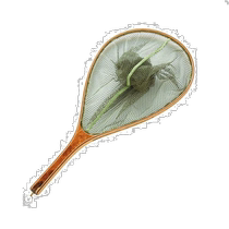 Valley Hill Landing Net Handmade Release Net L 72cm Olive