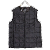 Japan direct mail TAION mens round neck zipper down vest TAION004WZ